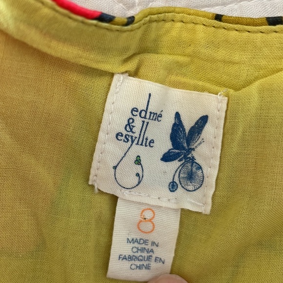 Edme & Esyllte (Anthro) Green Sleeveless Side Zip Top - Picture 5 of 7